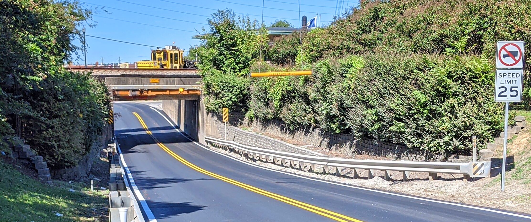 Railroad underpass opens